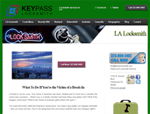 Tablet Screenshot of lacitylocksmith.com